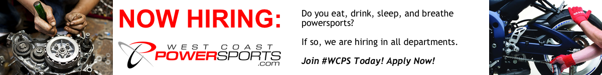 West Coast Powersports is now hiring!